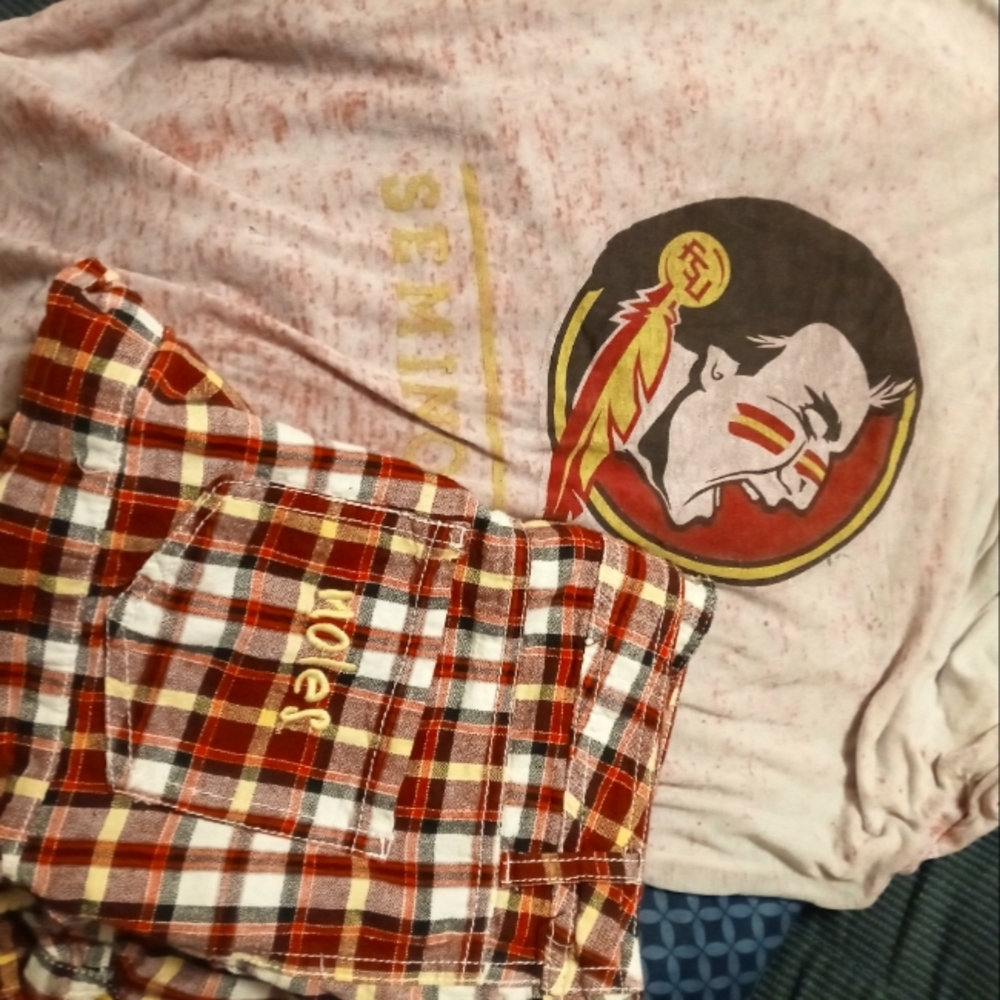 Seminole shirt and shorts